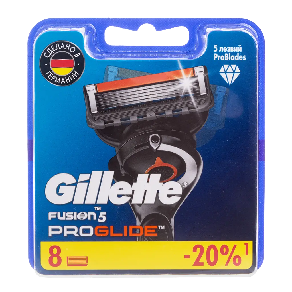 Fusion Proglide 8 шт. Кассеты Gillette Fusion5 Proglide 8 шт. — изображение 1