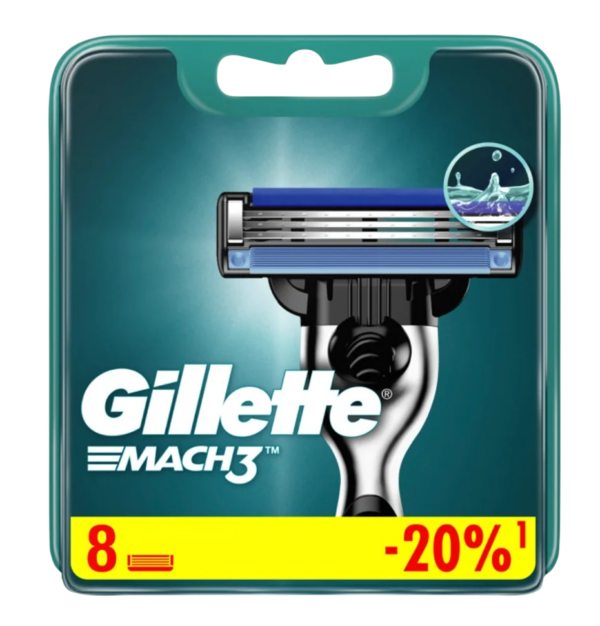 Сменные кассеты Gillette Mach3 8 шт.