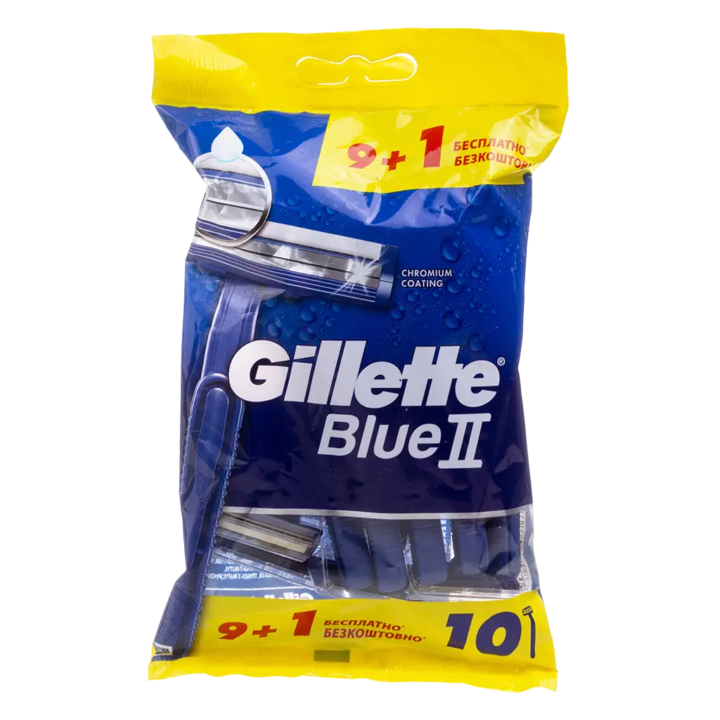 Gillette Blue 2 Одноразовые бритвы Gillette Blue 2 - 10 шт. — изображение 1